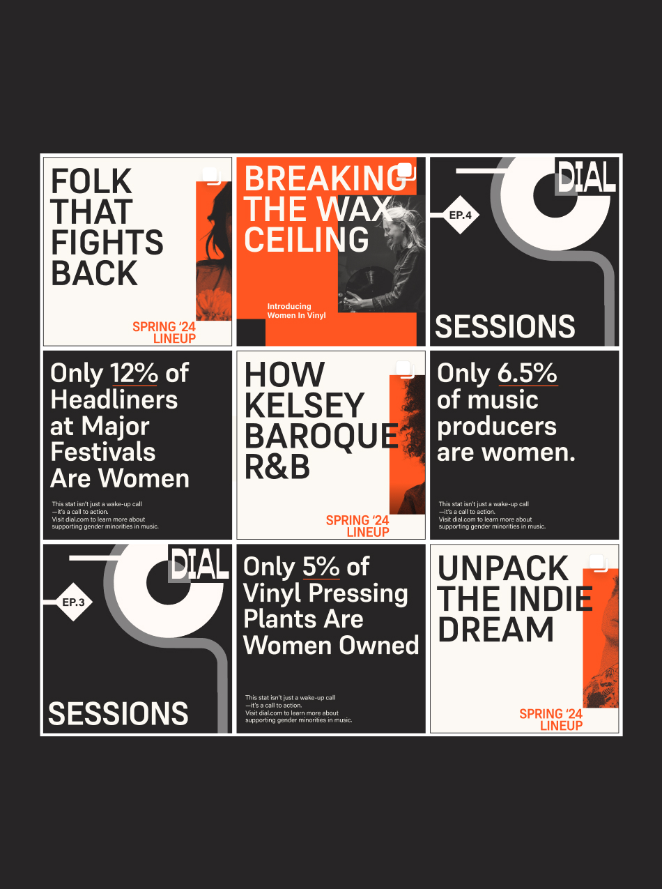 Dial's social media feed.