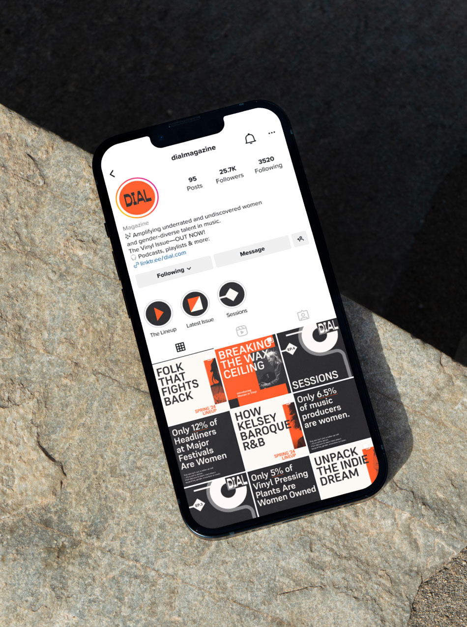 Dial's social media profile.