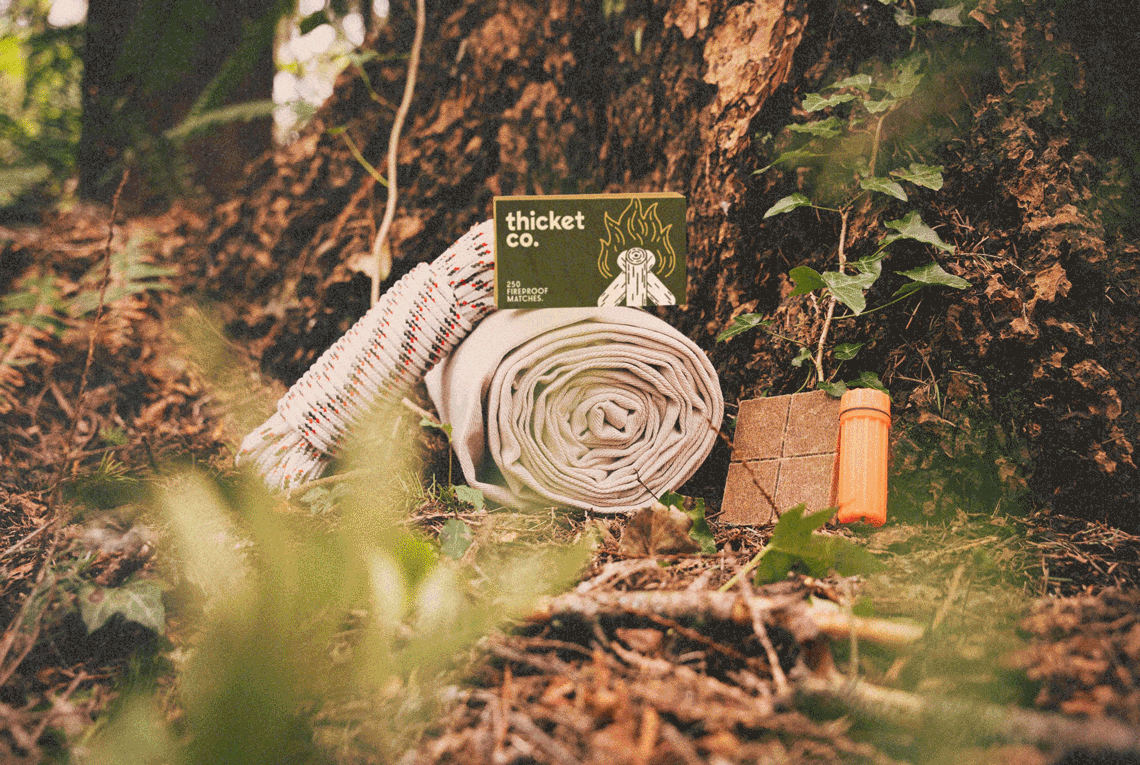 Product photography for Thicket Co.